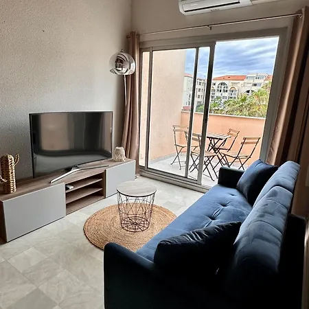 Evasion Setoise - Appartement Avec Balcon Vue Marina, Climatise, Parking - Situe A 200M De La Plage Sète Buitenkant foto