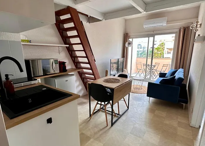 Evasion Setoise - Appartement Avec Balcon Vue Marina, Climatise, Parking - Situe A 200M De La Plage